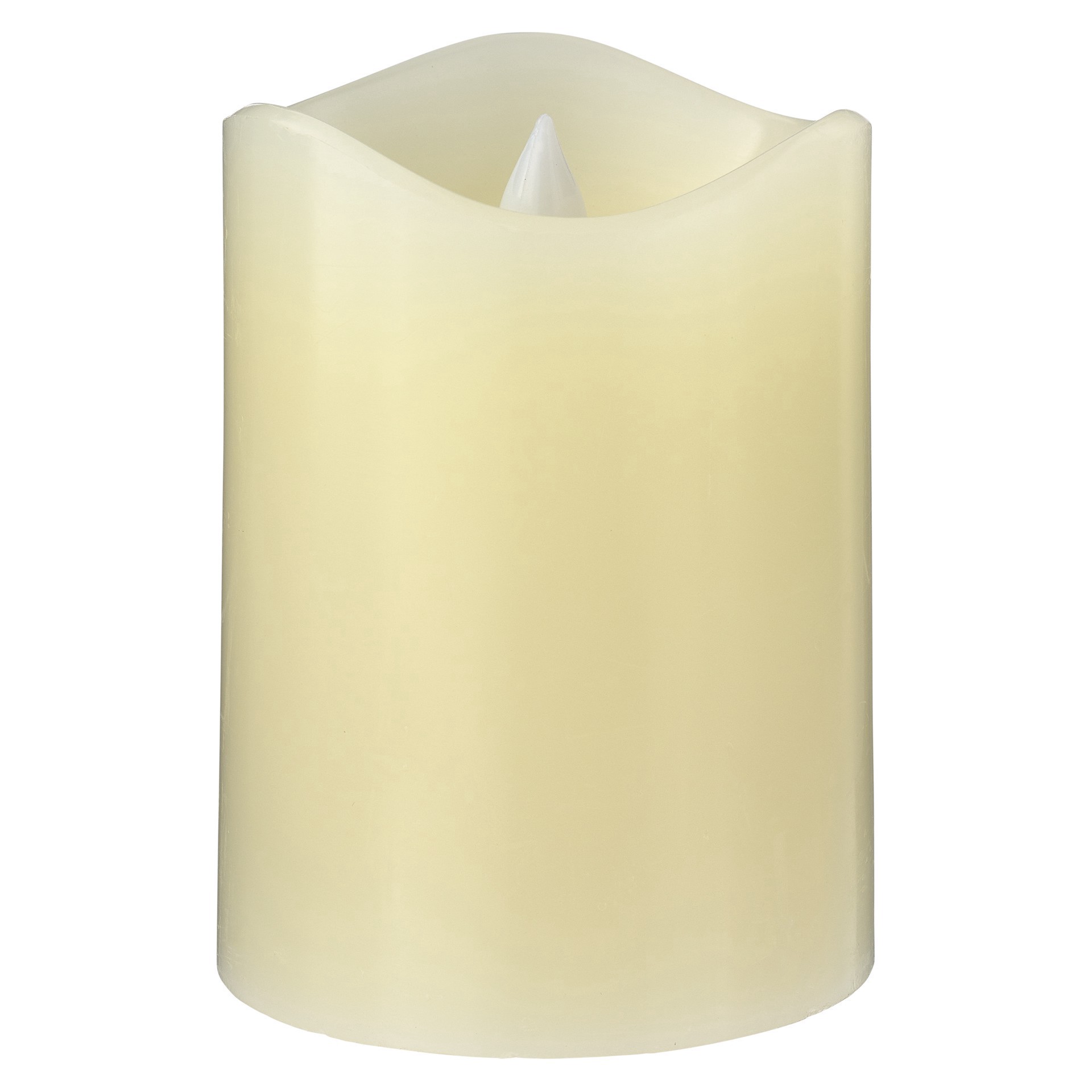 slide 3 of 4, 3" X 4" Led Flame Pillar Candle By Ashland, 3 in x 4 in