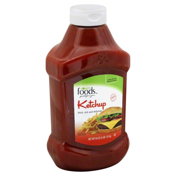 slide 1 of 1, Lowes Foods Ketchup, 64 oz