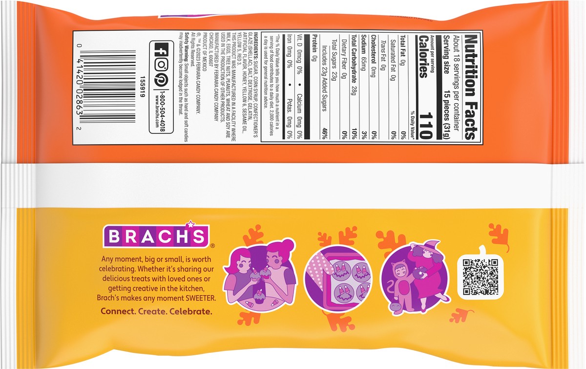 slide 8 of 13, BRACH'S 02863 155919 Candy Corn 24ct - 20oz LDB Halloween 20oz, 20 oz