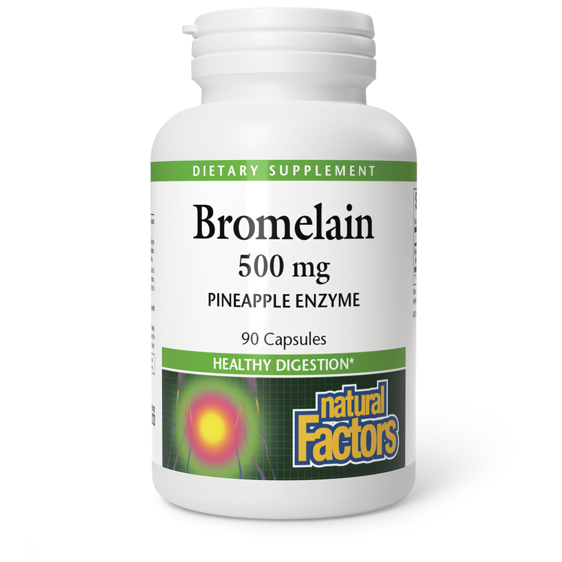 slide 1 of 2, Natural Factors Bromelain, 72 g