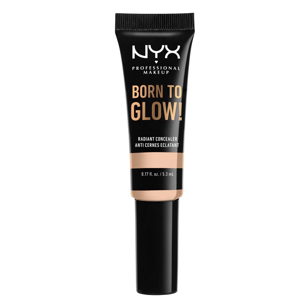 slide 4 of 5, NYX Professional Makeup Born To Glow Radiant Concealer - 04 Light Ivory - 0.17 fl oz, 0.422 oz