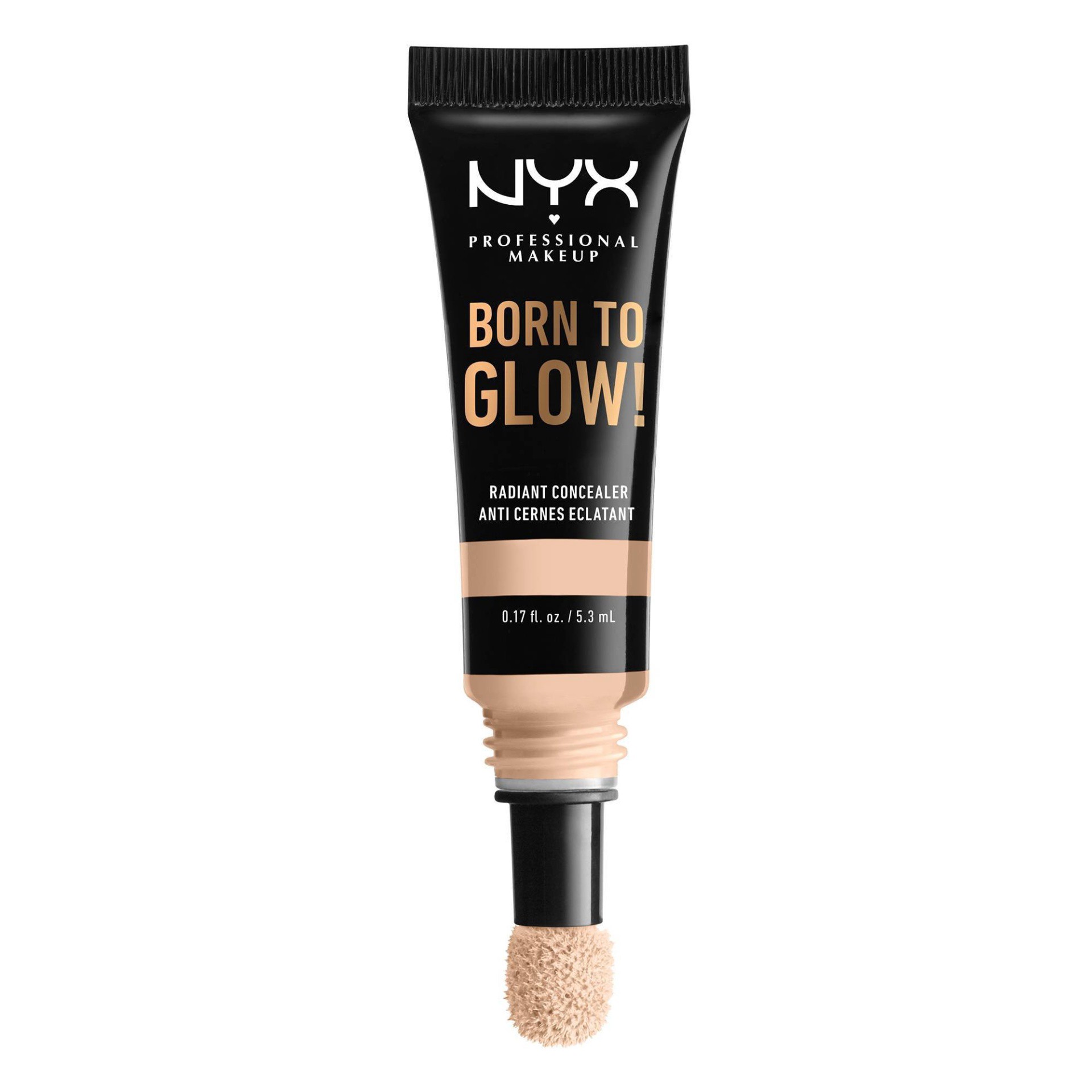 slide 1 of 5, NYX Professional Makeup Born To Glow Radiant Concealer - 04 Light Ivory - 0.17 fl oz, 0.422 oz