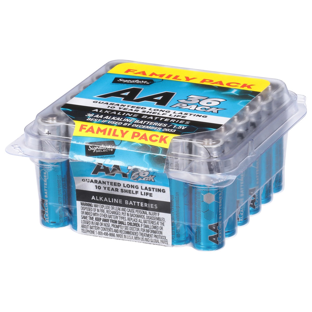 slide 4 of 4, Signature Select Aa Battery - 36 Count, 36 ct