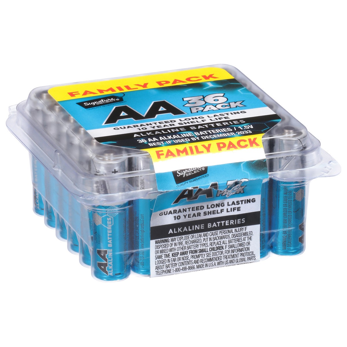slide 3 of 4, Signature Select Aa Battery - 36 Count, 36 ct