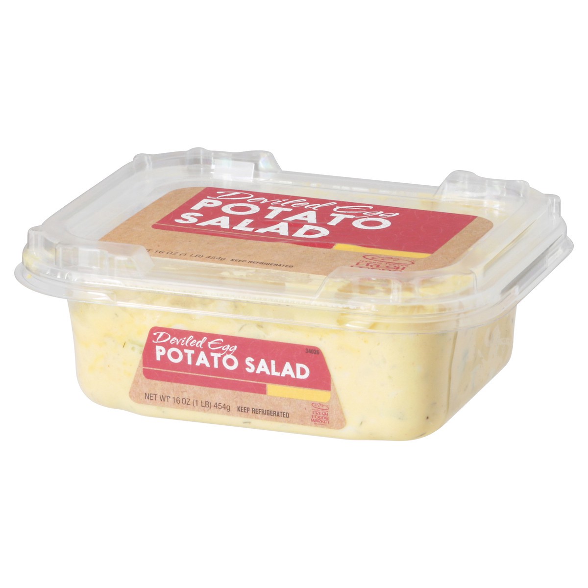 slide 6 of 9, Fresh Foods Market Deviled Egg Potato Salad 16 oz, 16 oz
