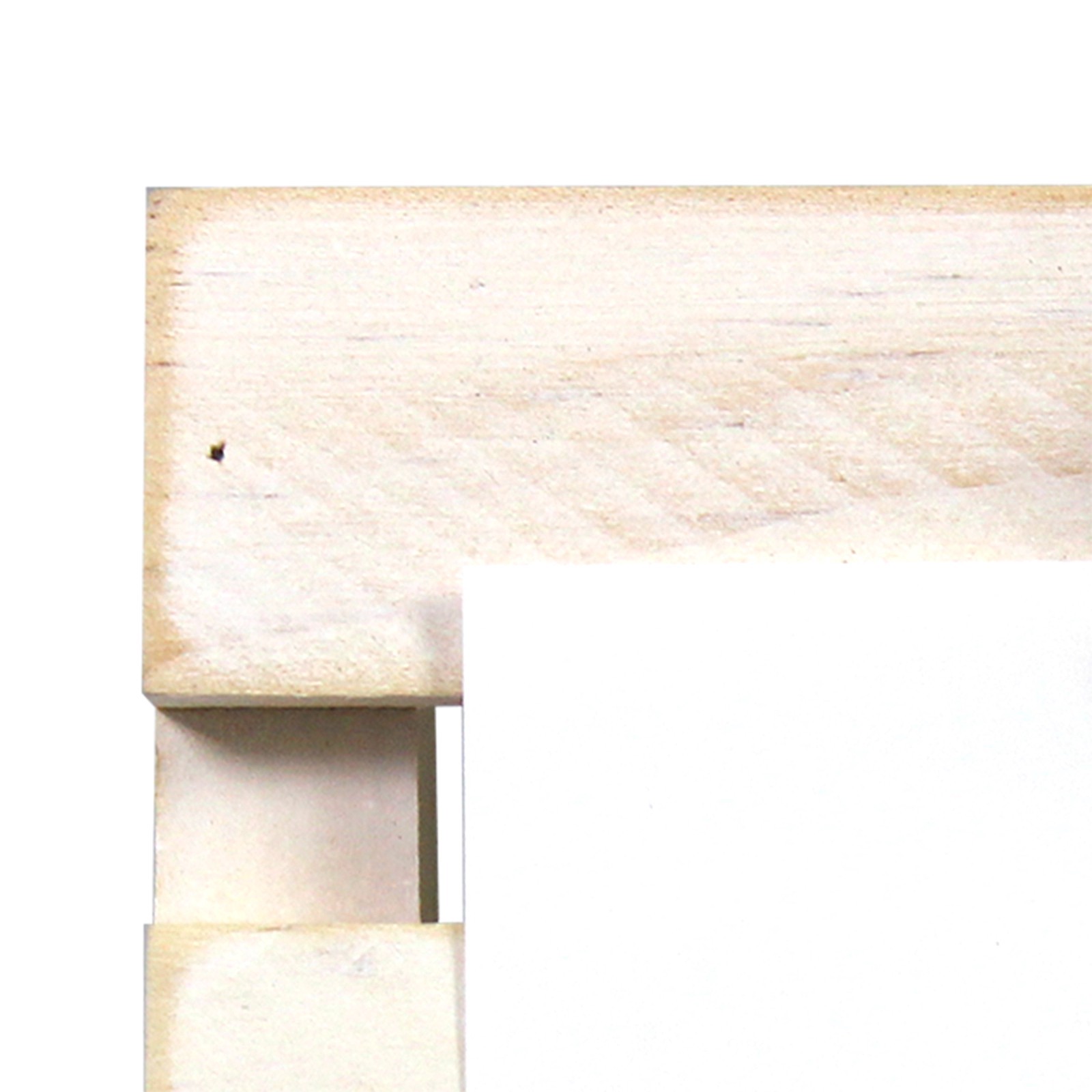 slide 3 of 4, Natural Slatted Mini Clip Frame By Studio Decor, 3.7 in x 4.72 in x 1.26 in