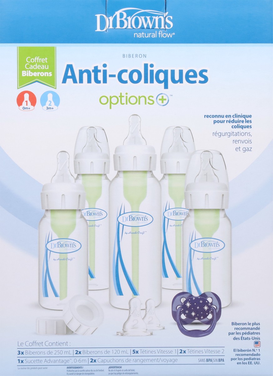 slide 8 of 11, Dr. Brown's Natural Flow Anti-Colic Baby Bottle 1 ea, 1 ct