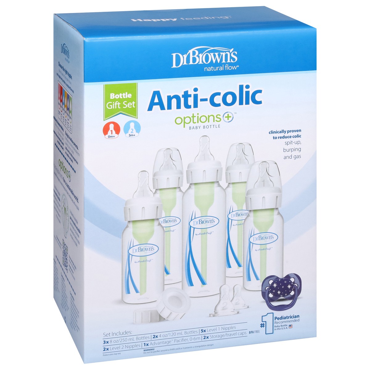 slide 2 of 11, Dr. Brown's Natural Flow Anti-Colic Baby Bottle 1 ea, 1 ct