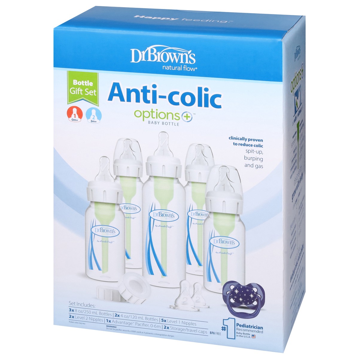 slide 5 of 11, Dr. Brown's Natural Flow Anti-Colic Baby Bottle 1 ea, 1 ct