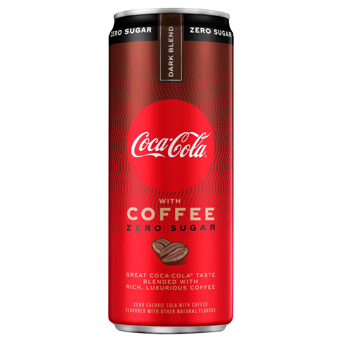 slide 1 of 7, Coca-Cola with Coffee Dark Blend Zero Sugar Cans, 12 fl oz, 12 fl oz