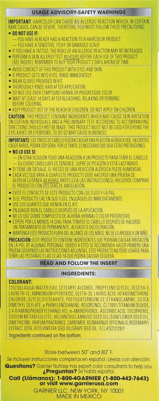 slide 3 of 4, Garnier Permanent Haircolor, Sweet Pecan 400, 1 ct