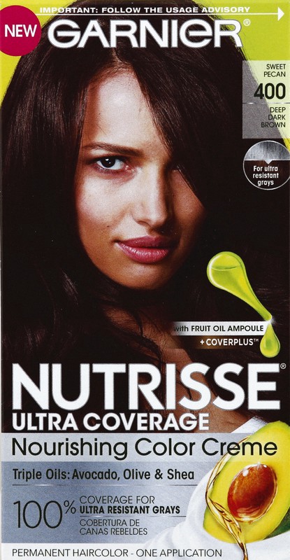 slide 1 of 4, Garnier Permanent Haircolor, Sweet Pecan 400, 1 ct