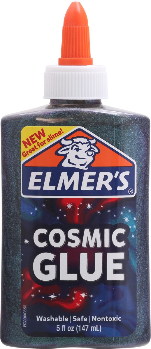 slide 9 of 9, Elmer's Cosmic Glue Teal, 5 oz