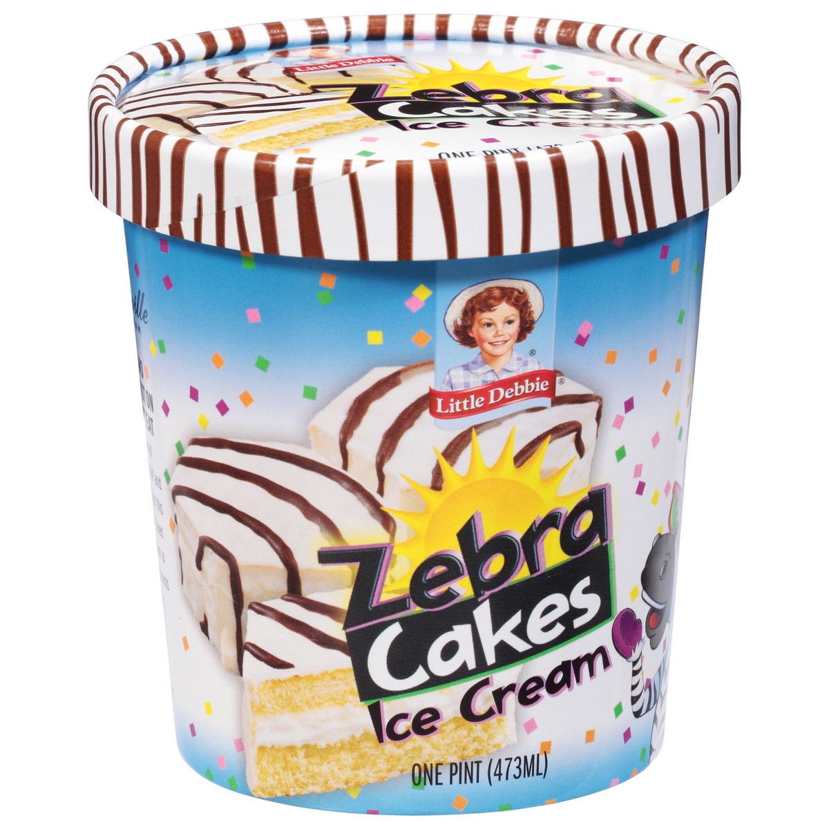 slide 2 of 9, Little Debbie Zebra Cakes Ice Cream 1 pt, 1 pint