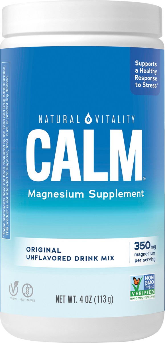 slide 3 of 12, Calm Natural Vitality Anti-Stress Drink Mix 4 oz, 4 oz