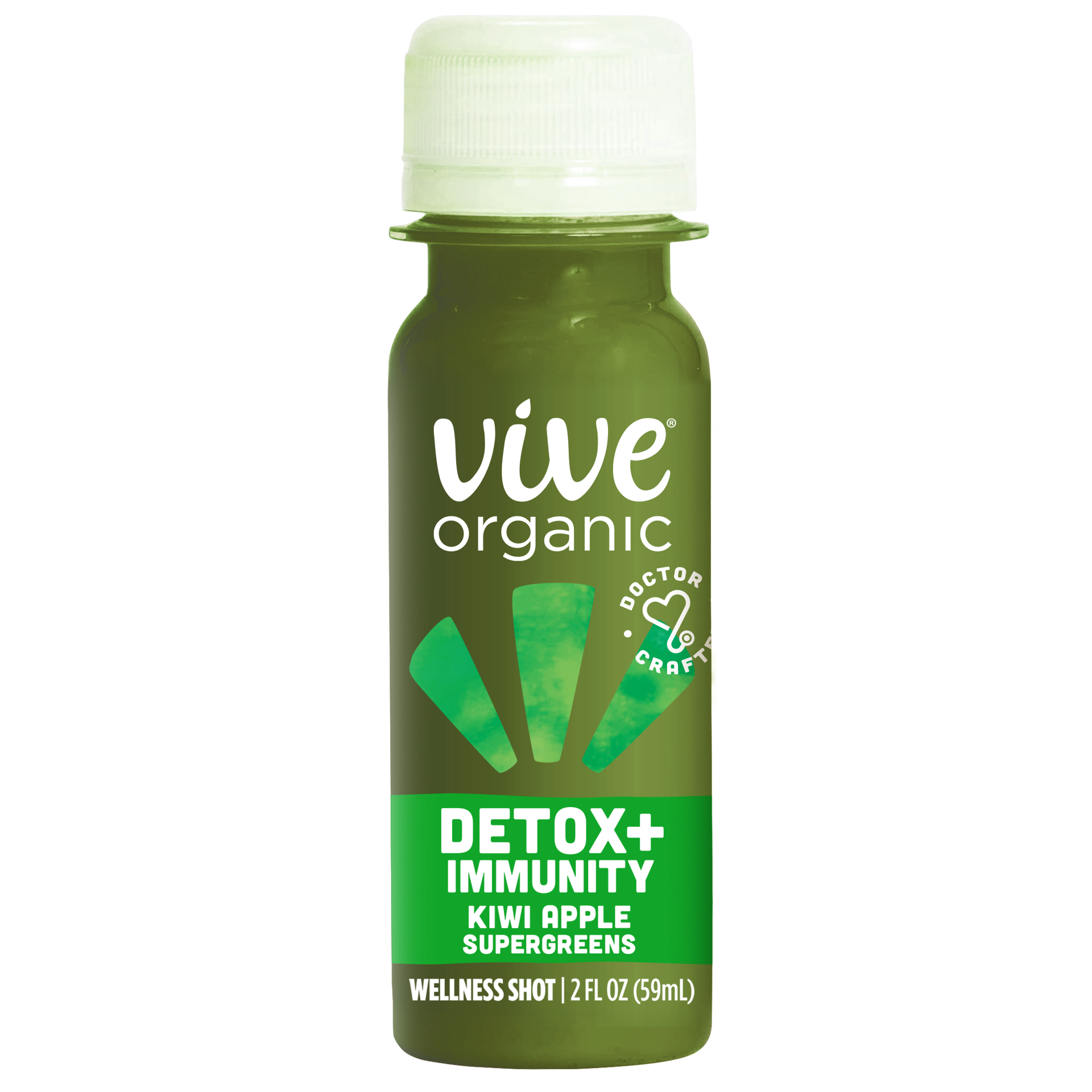 slide 1 of 3, Vive Organic Dual Boost Shot, Detox + Immunity, 2 oz bottle, 2 fl oz