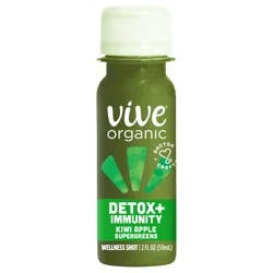 Vive Organic Detox + Immunity Kiwi Apple Wellness Shot - 2 fl oz