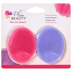 Plum Beauty Skin Scrubbers 2 ea