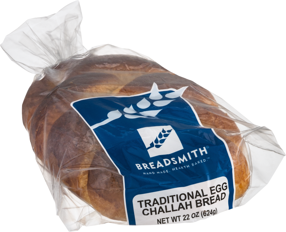 slide 1 of 1, Breadsmith Traditional Egg Challah Bread, 22 oz