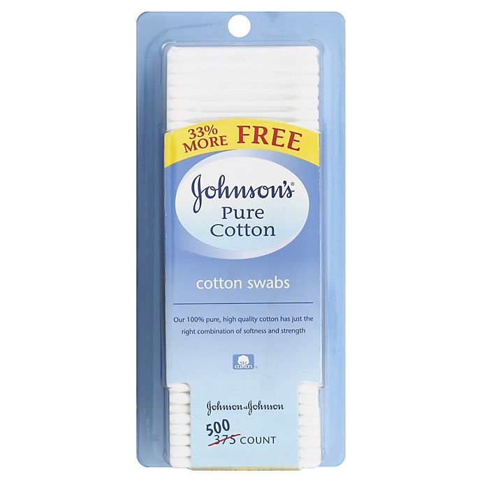 slide 1 of 1, Johnson's Cotton Swabs 500 ea, 500 ct