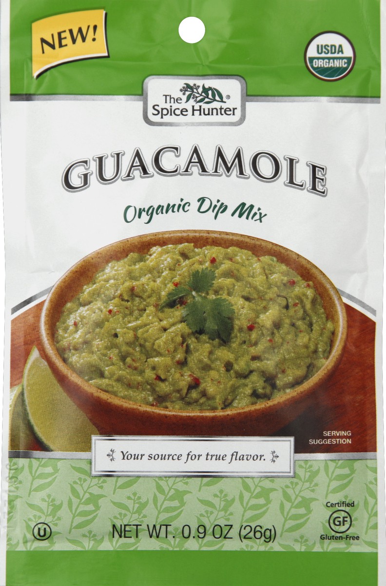 slide 4 of 4, The Spice Hunter Organic Guacamole Dip Packet, 0.9 oz