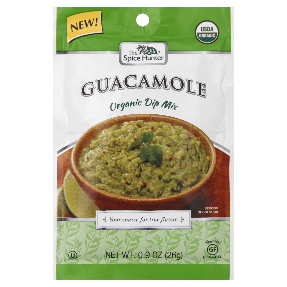 slide 3 of 4, The Spice Hunter Organic Guacamole Dip Packet, 0.9 oz