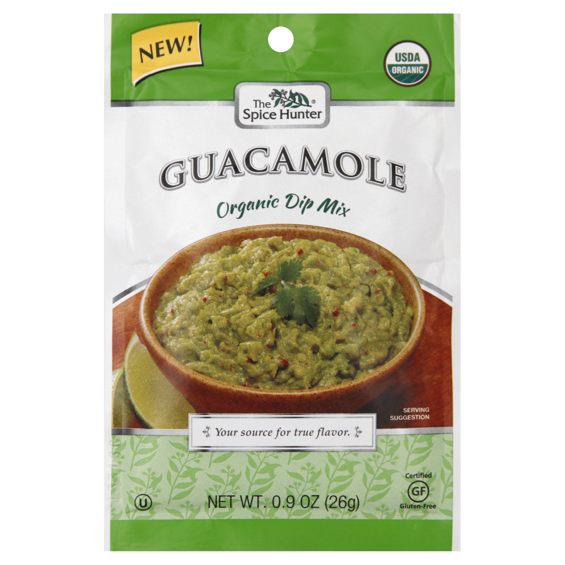 slide 1 of 4, The Spice Hunter Organic Guacamole Dip Packet, 0.9 oz