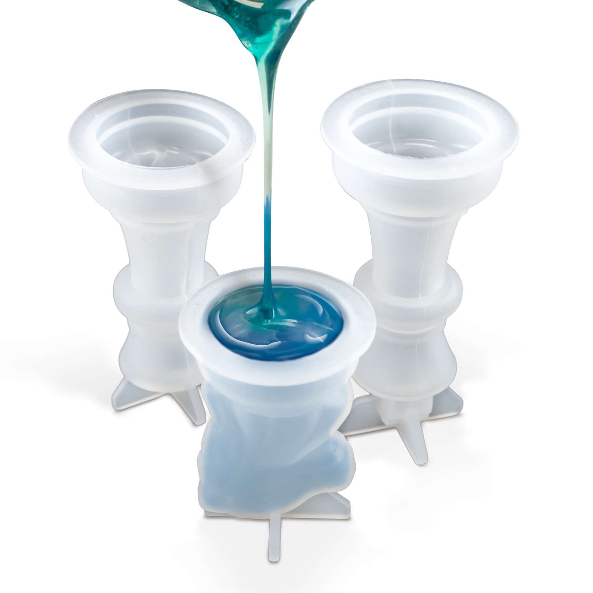 slide 2 of 6, Complete Chess Silicone Mold Set By Craft Smart, 10.7 in x 10.7 in x 0.31 in