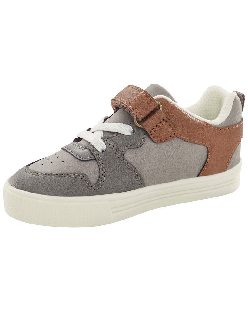 slide 6 of 6, Oshkosh Toddler Easy-On Casual Sneakers Grey 11, 1 ct