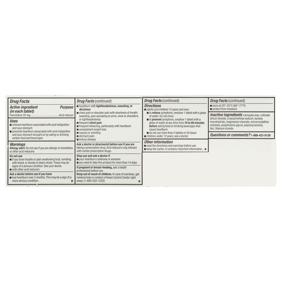 slide 11 of 15, TopCare Acid Reducer Maximum Strength 20mg, 50 ct