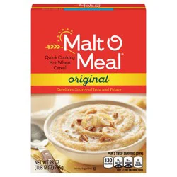 Malt-O-Meal, Original Malt-O-Meal Hot Breakfast Cereal, Quick Cooking, 28 Ounce – 1 count