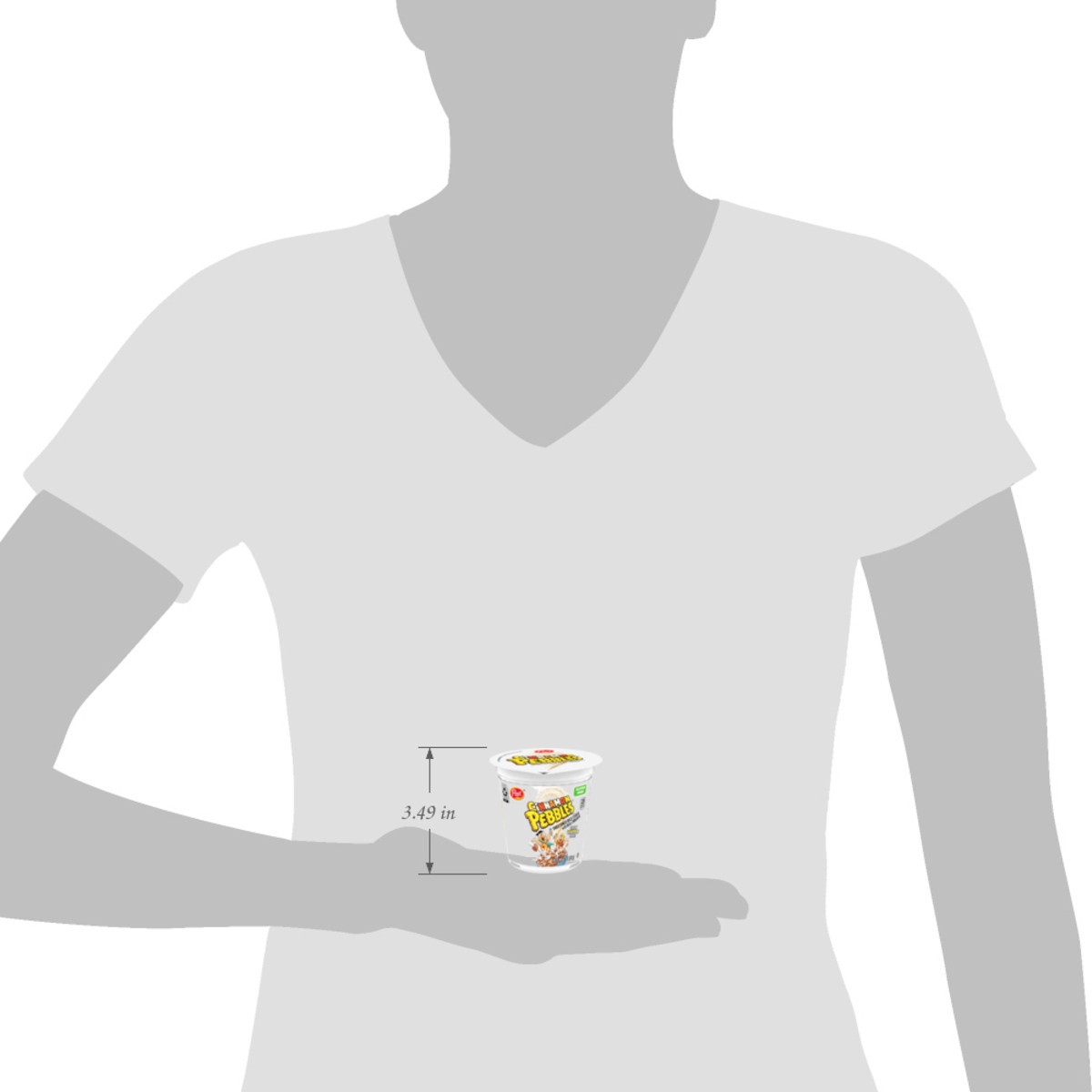 slide 13 of 14, "post Cup Cinn Pebbles", 2 inoz in