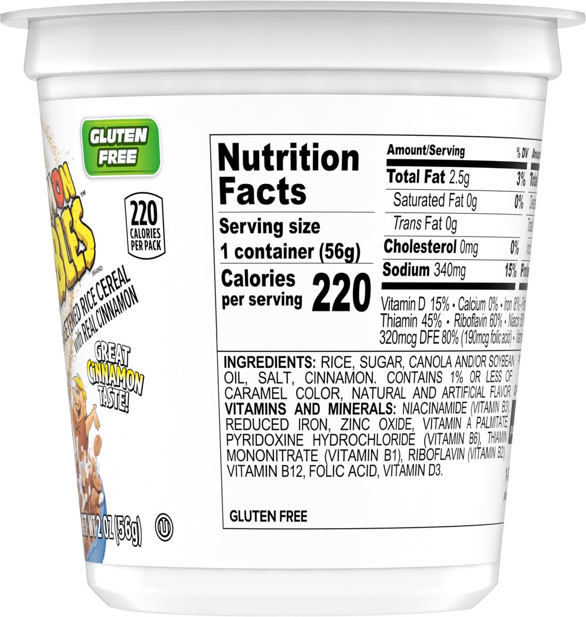 slide 10 of 14, "post Cup Cinn Pebbles", 2 inoz in