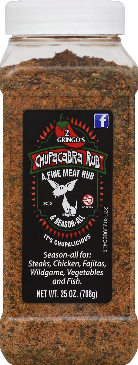 slide 1 of 2, 2 Gringo's Chupacabra Rub 25 oz, 25 oz