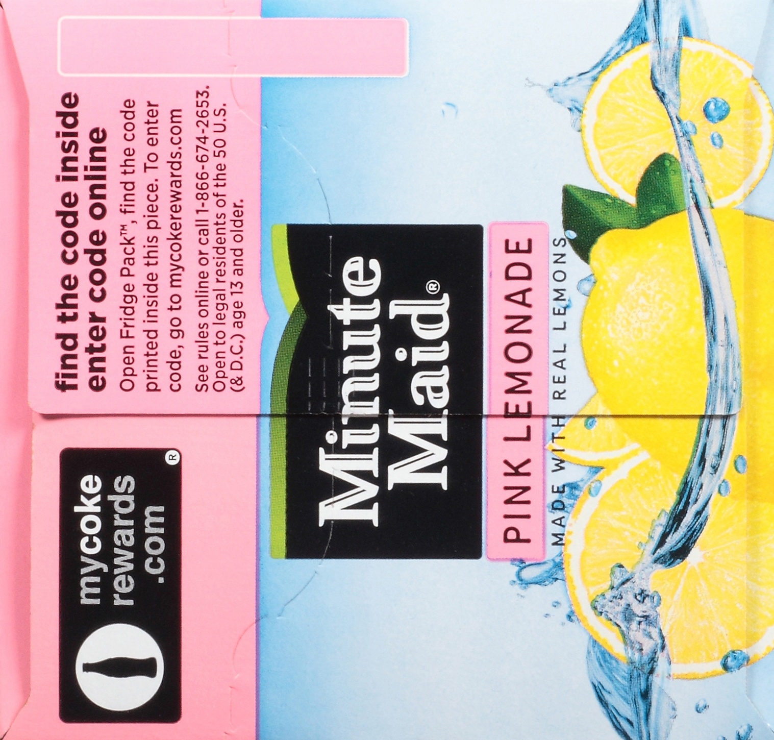 Étiquette de limonade Minute Maid