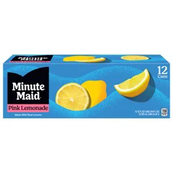 Minute Maid Pink Lemonade Fridge Pack Cans, 12 fl oz, 12 Pack