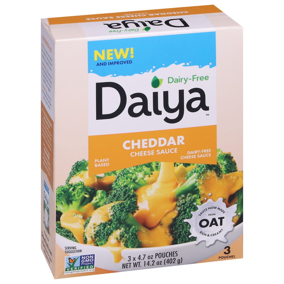 slide 3 of 9, Daiya Dairy Free Cheddar Cheese Sauce - 14.2 oz, 14.2 oz