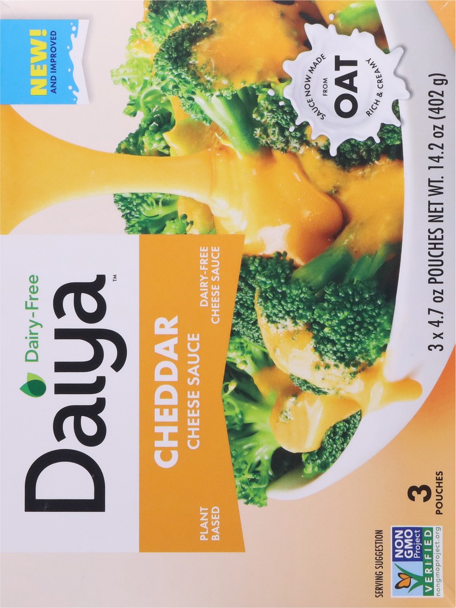 slide 8 of 9, Daiya Dairy Free Cheddar Cheese Sauce - 14.2 oz, 14.2 oz