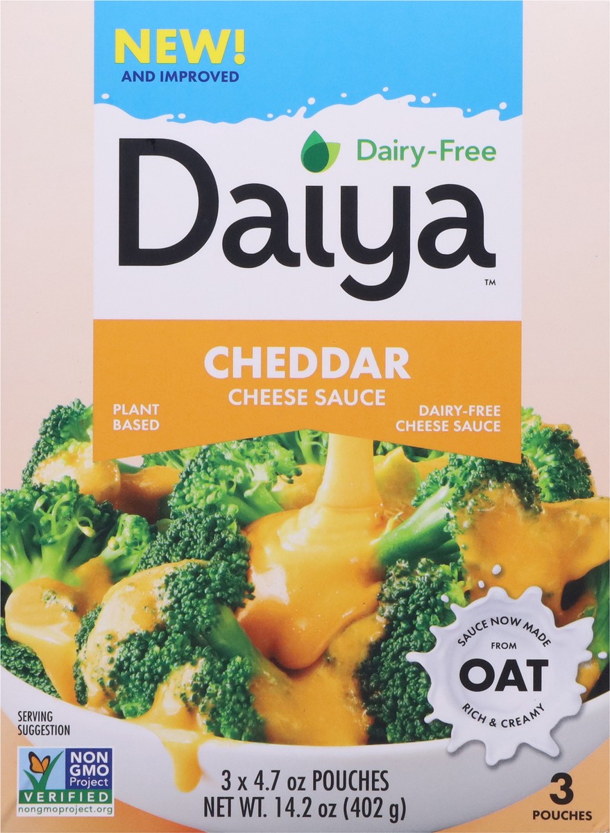 slide 6 of 9, Daiya Dairy Free Cheddar Cheese Sauce - 14.2 oz, 14.2 oz