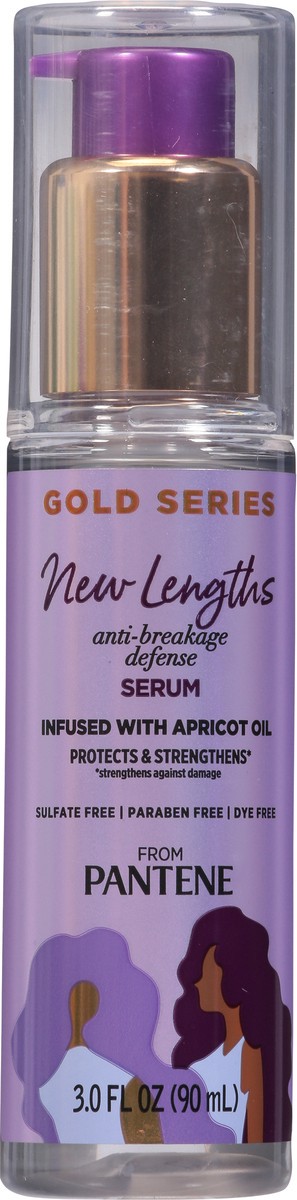 slide 6 of 9, Pantene Gold Series New Length Anti-Breakage Defense Serum - 3 fl oz, 3 fl oz