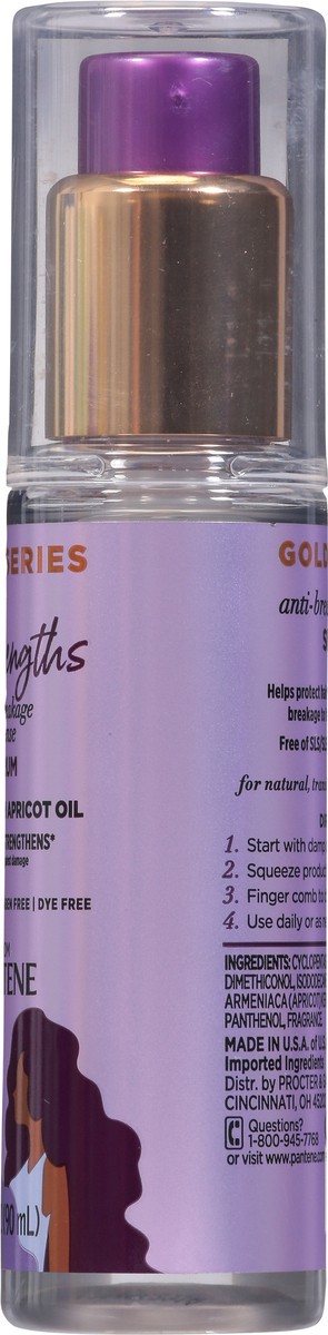 slide 8 of 9, Pantene Gold Series New Length Anti-Breakage Defense Serum - 3 fl oz, 3 fl oz