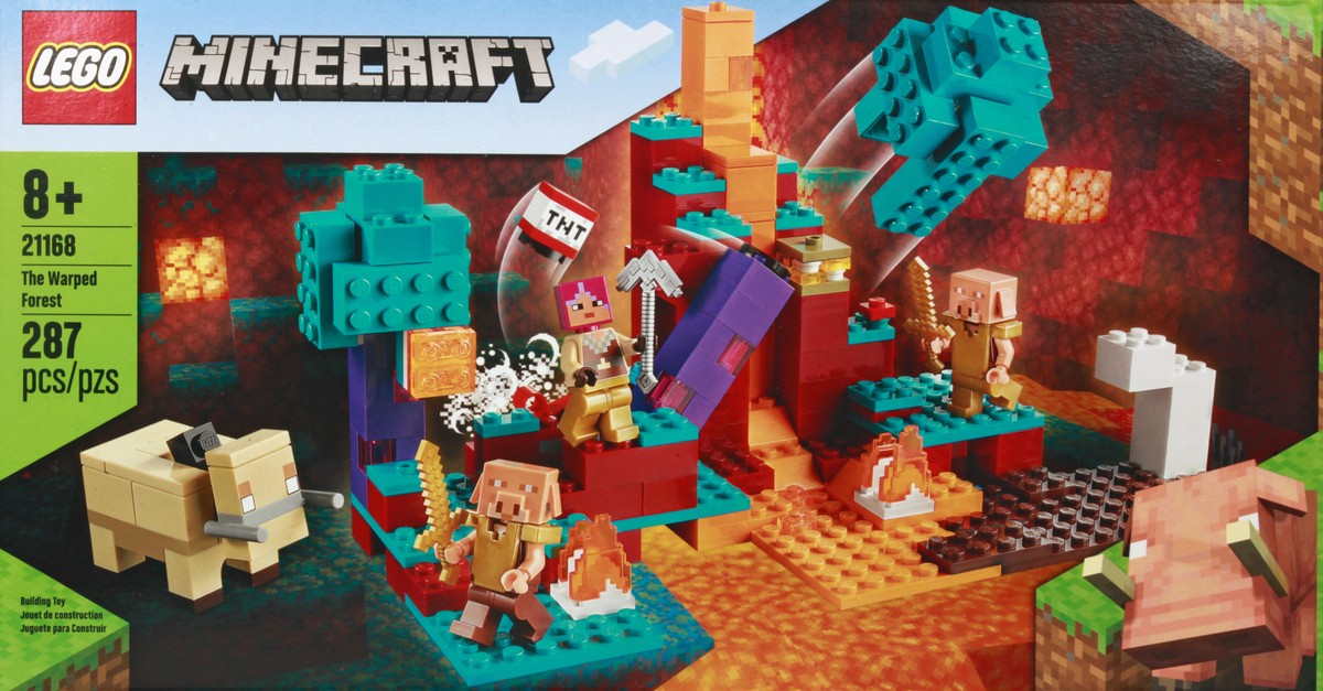 slide 6 of 9, Lego Minecraft The Warped Forest, 1 ct