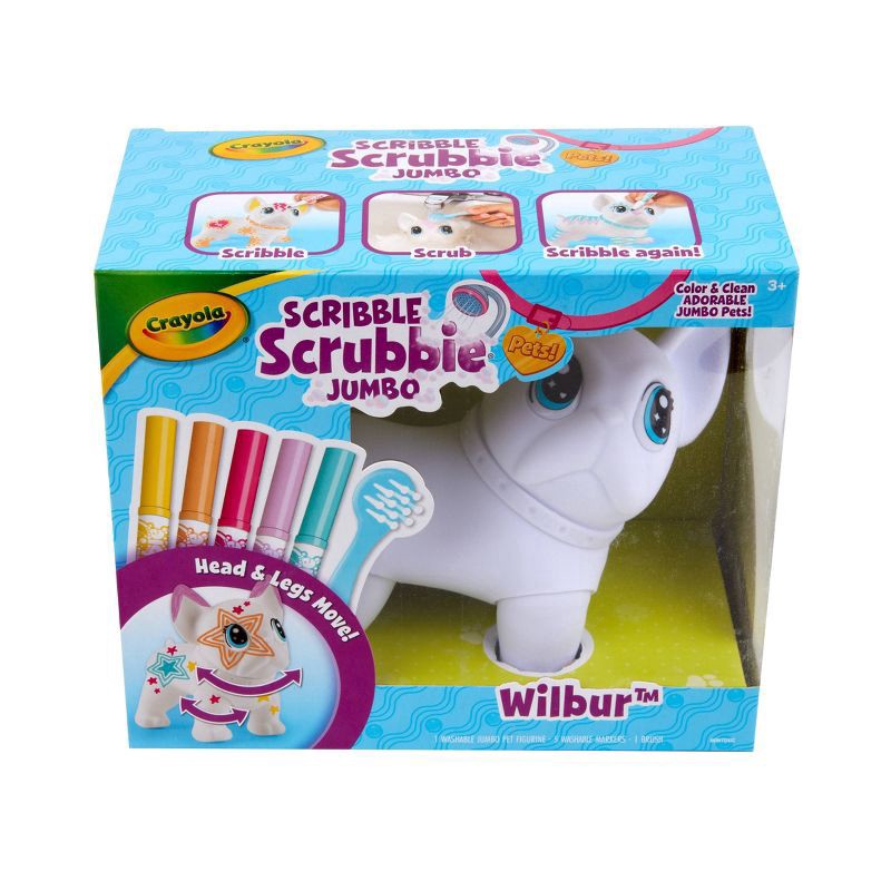 slide 7 of 8, Crayola Scribble Scrubbie Jumbo Pet, 1 ct