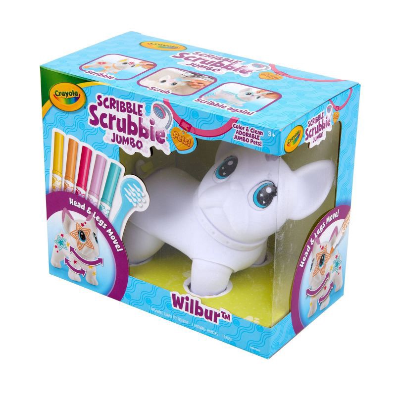 slide 5 of 8, Crayola Scribble Scrubbie Jumbo Pet, 1 ct