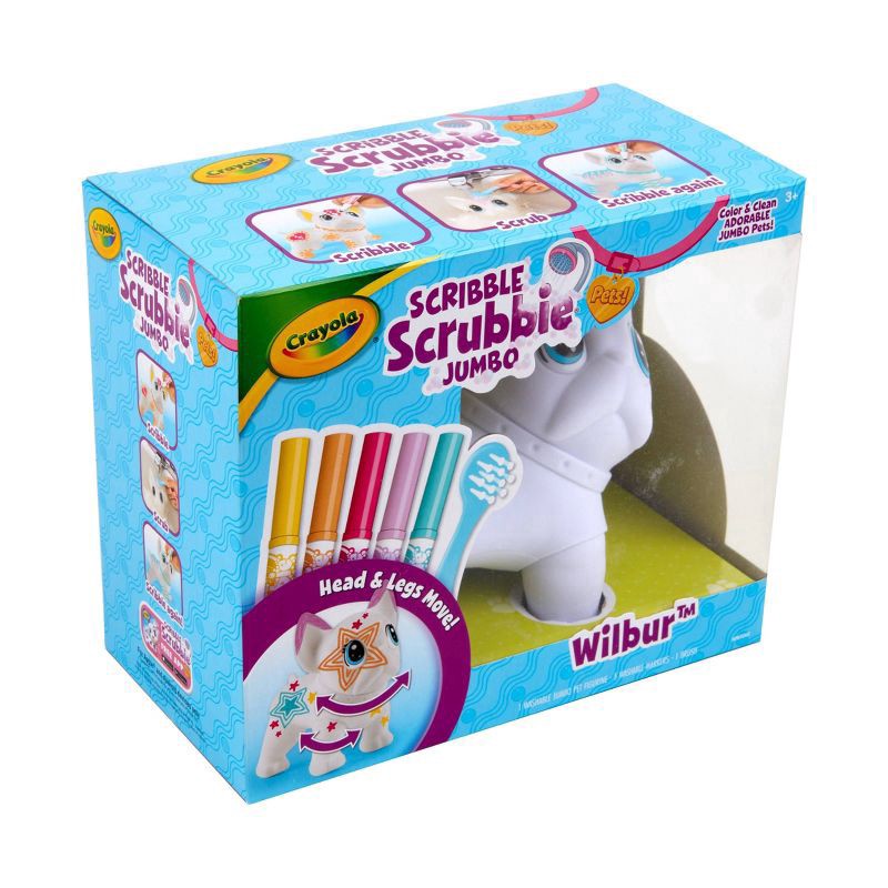 slide 3 of 8, Crayola Scribble Scrubbie Jumbo Pet, 1 ct