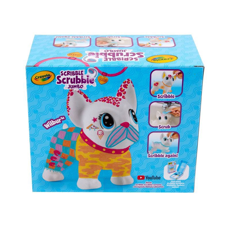 slide 4 of 8, Crayola Scribble Scrubbie Jumbo Pet, 1 ct