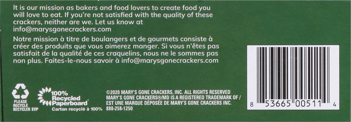 slide 2 of 9, Mary's Organic Super Seed Basil + Garlic Crackers 156 g, 156 g