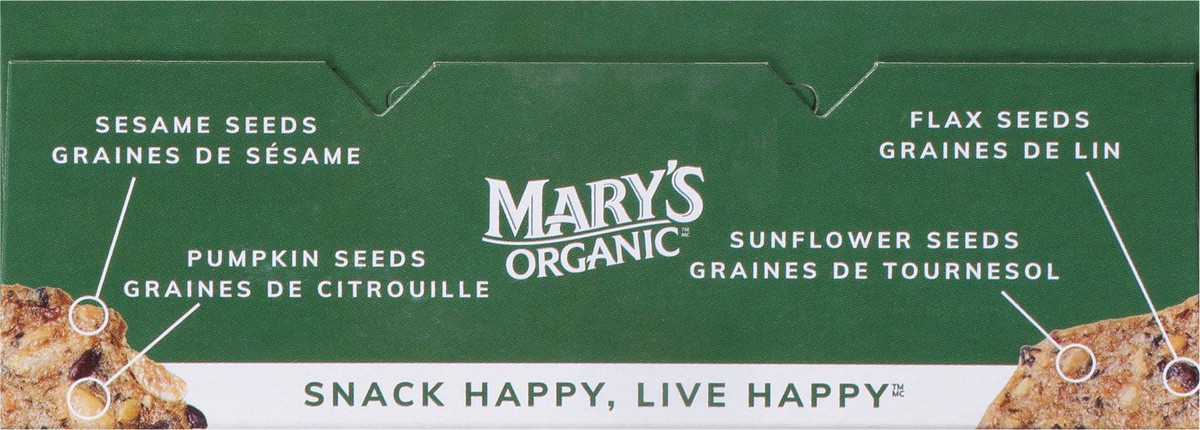 slide 8 of 9, Mary's Organic Super Seed Basil + Garlic Crackers 156 g, 156 g