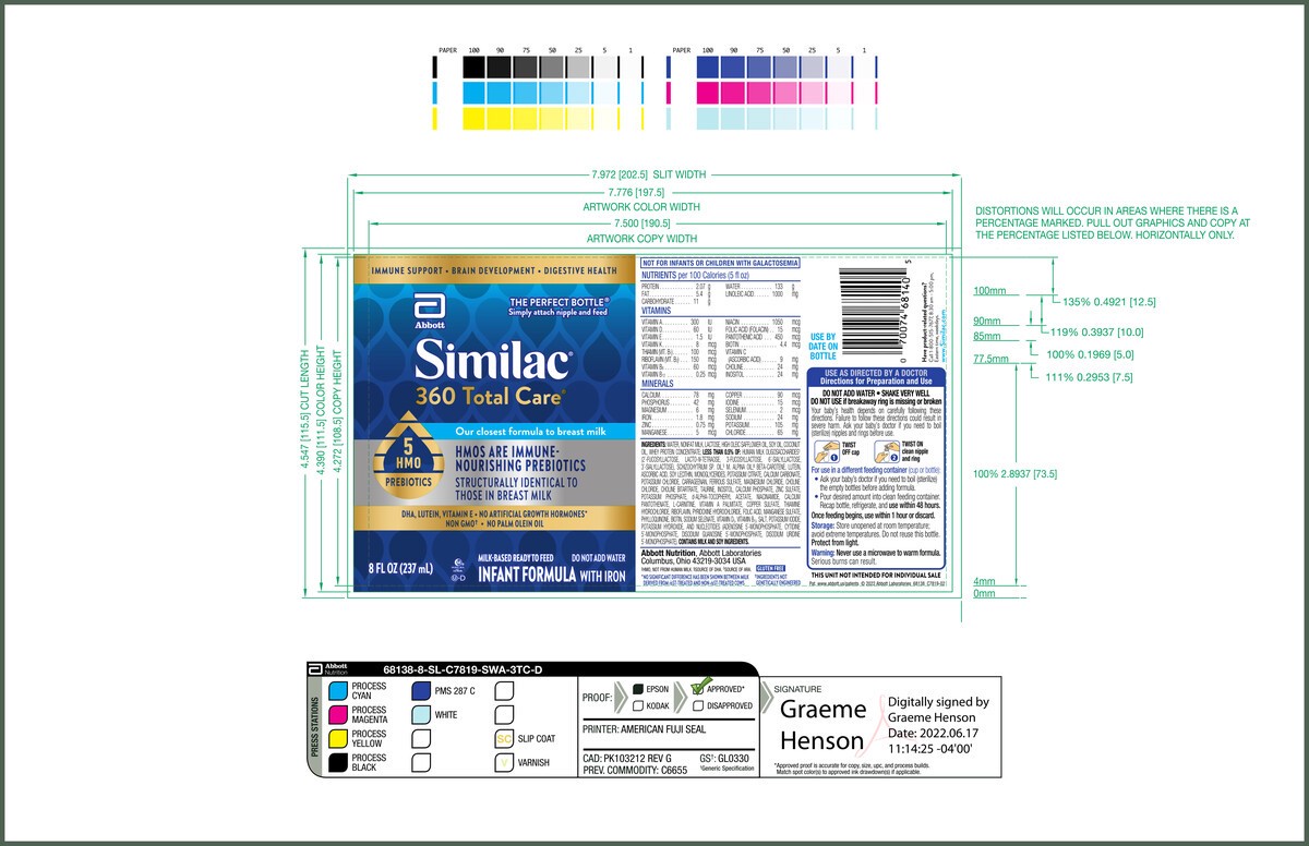 slide 4 of 11, Similac Advance Infant Formula Ready-To-Feed 6-8 fl oz Bottle, 6 ct
