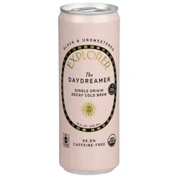Explorer Black & Unsweetened Decaf The Daydreamer Cold Brew 12 fl oz